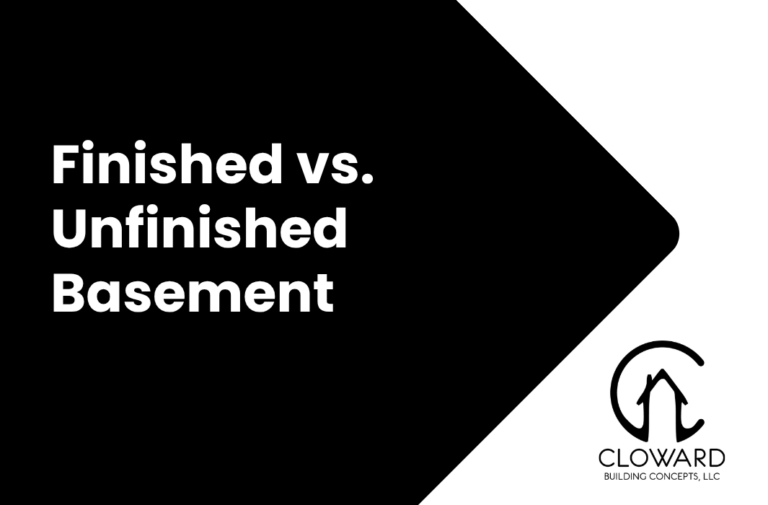 Finished vs. Unfinished Basement